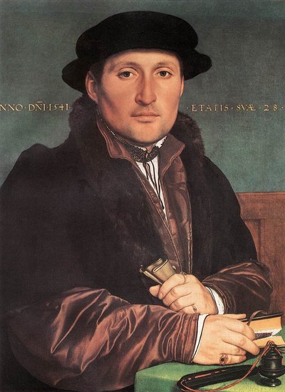 Portrait of a Young Man by Hans Holbein der Jüngere